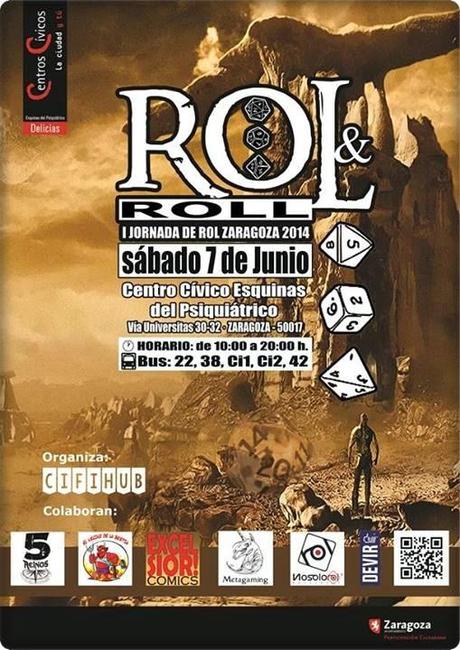 1ª Jornada de juegos de rol Rol & Roll(Zaragoza)-07/06