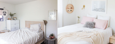 Decoracion Soft. Before and after de un dormitorio de tonos pastel