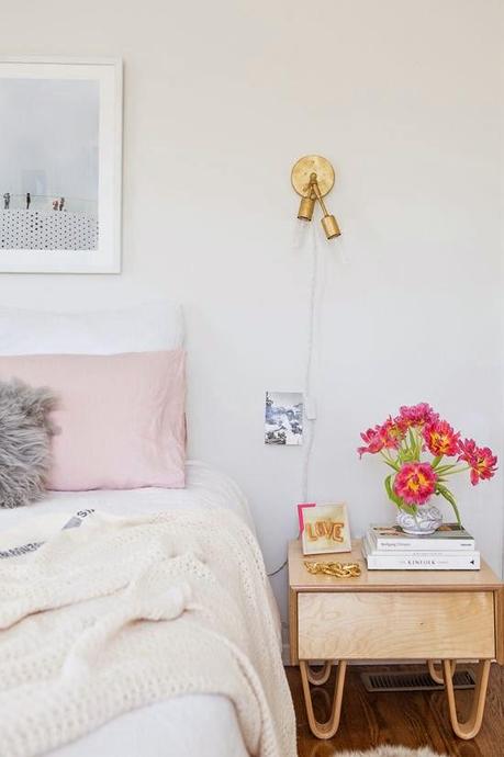 Decoracion Soft. Before and after de un dormitorio de tonos pastel