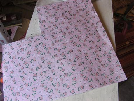 Reciclando una caja de jamón.