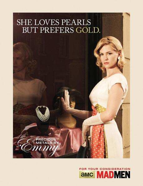 Estilo y carisma en los carteles promocionales de 'Mad Men' para los Emmy