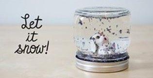 Cómo hacer una bola de nieve de cristal Cómo hacer una bola de nieve de cristal