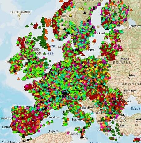 E-PRTR: Publicados los datos de emisión de contaminantes de 2012 en Europa