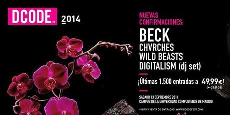 DCODE 2014: BECK y CHVRCHES Entre Sus Nuevas Confirmaciones