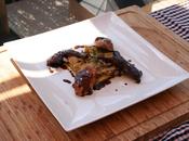 Codornices cocciones salsa chocolate