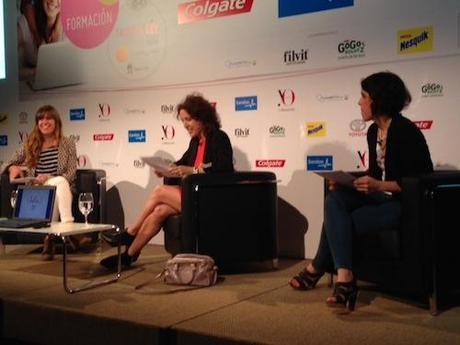 Madresblogueras Laura Baena, Isabel García-Zarza y María Cañal en el Encuentro Yo Dona