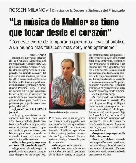 OSPA 2014-15: renovando desde la continuidad