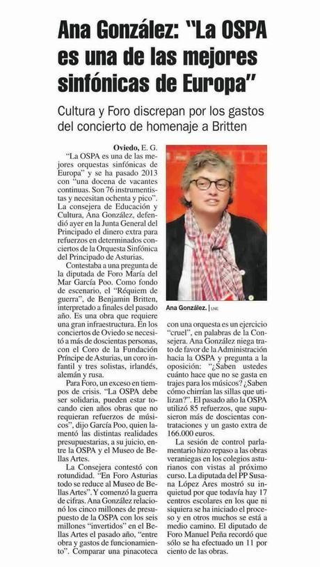 OSPA 2014-15: renovando desde la continuidad