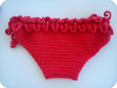Bikini a ganchillo para niña