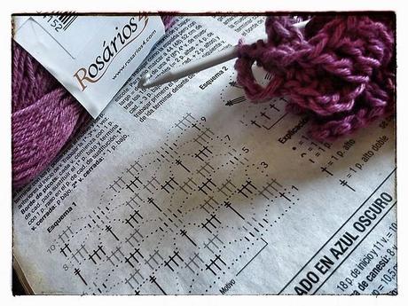 Bolero a ganchillo de rato en rato