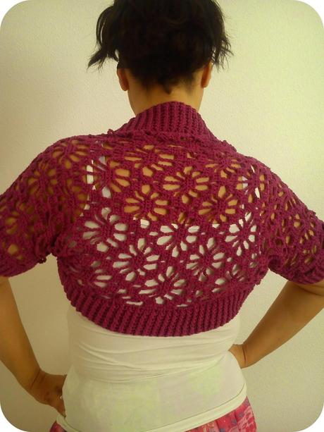 Bolero a ganchillo de rato en rato