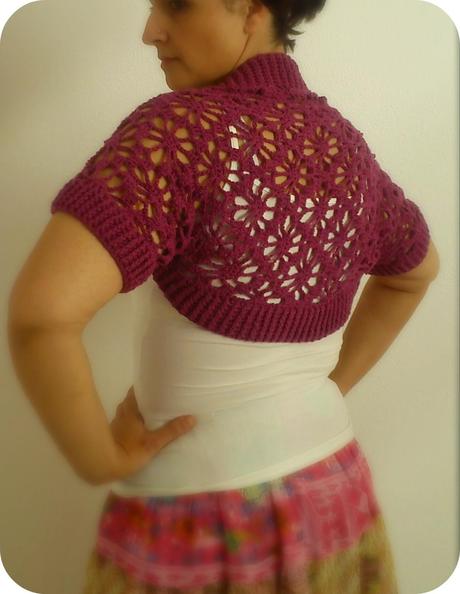 Bolero a ganchillo de rato en rato