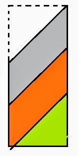 Mi cuello a rayas diagonales