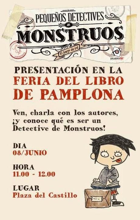 Pequeños Detectives de Monstruos en la Feria del Libro de Pamplona