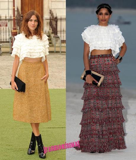 Alexa Chung Freida Pinto Chanel