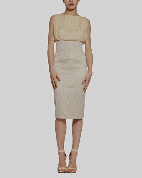 La nueva colección de vestidos de fiesta 2014 de Cortana desprende un aire delicado y cosmopolita