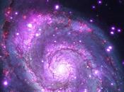 Tomada detallada imagen galaxia espiral rayos