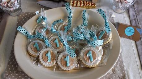 galletitas primer cumpleaños en azul