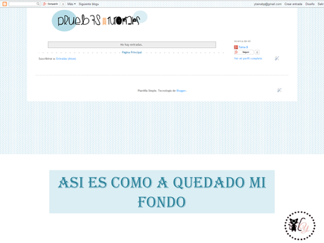 Un Lindo Fondo para Blogger