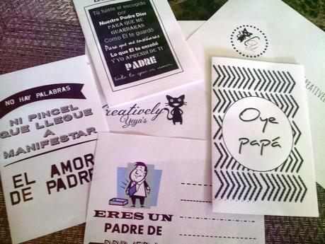 Cartas a Papa. feliz día.