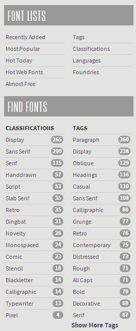 Fuentes gratis para uso comercial