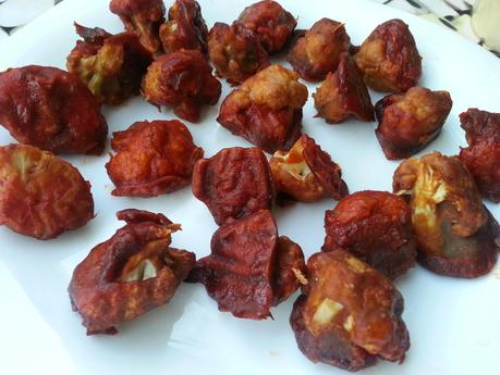 Alitas de pollo veganas de coliflor estilo Buffalo