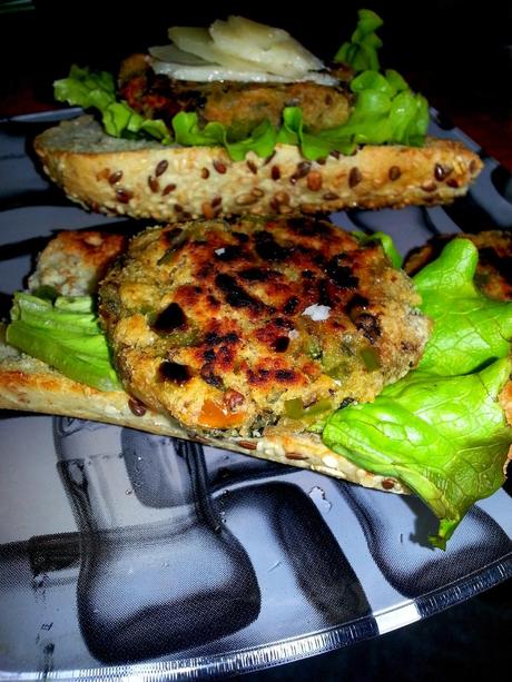 Hamburguesas de champiñones