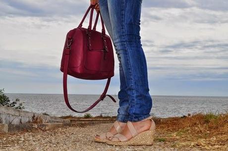 look: mezclando flores y rayas look: mezclando flores y rayas