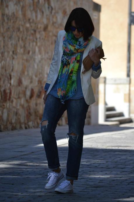 DENIM + BOYFRIEND + BLAZER