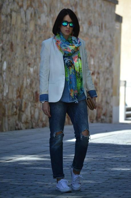 DENIM + BOYFRIEND + BLAZER