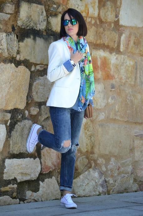 DENIM + BOYFRIEND + BLAZER