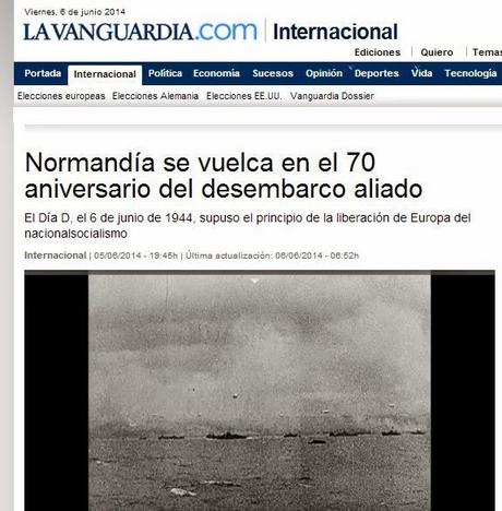 RECORDANDO EL DESEMBARCO DE NORMANDÍA EN SU 70 ANIVERSARIO