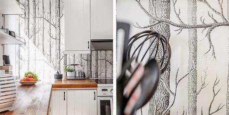 Un dúplex 100% nórdico en blanco y gris