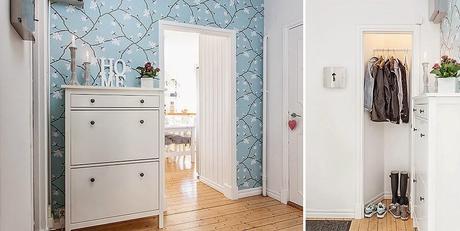 Un dúplex 100% nórdico en blanco y gris