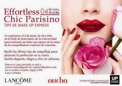 Effortless chic parisino by Lancôme en UP