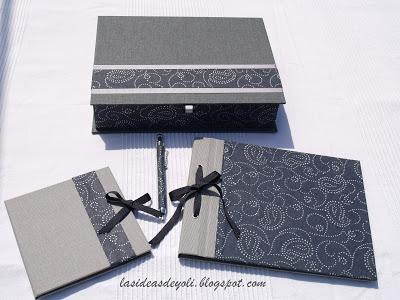 Conjunto para boda en gris.