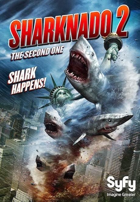 ¡Huid! 'Sharknado 2' se acerca y trae un teaser tráiler para advertirnos...