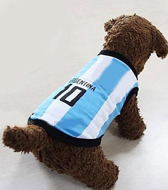 Chaleco para perros de la selección de Argentina