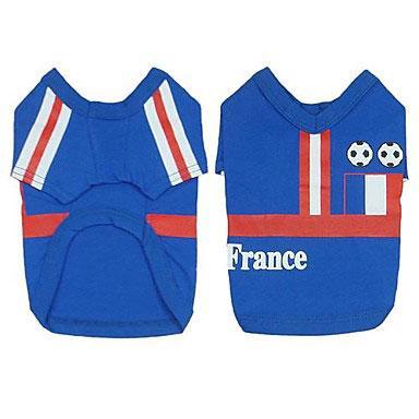 Camiseta para perros de la selección de Francia