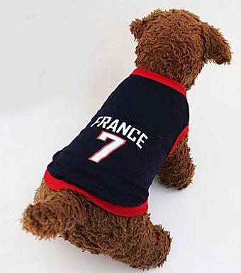 Chaleco para perros de la selección de Francia