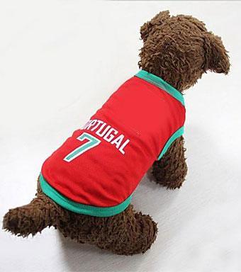 Chaleco para perros de la selección de Portugal