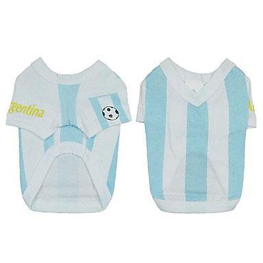 Camiseta para perros de la selección de Argentina