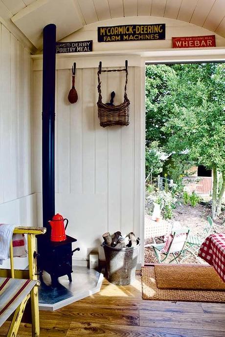 Un vagón en mi jardín