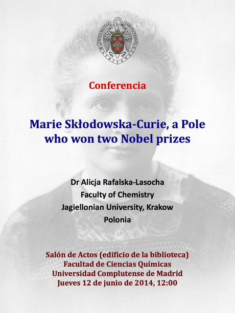 Conferencias sobre Marie Curie
