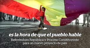 Tras la abdicación del rey Juan Carlos, toda España se manifiesta hoy, exigiendo un REFERENDUM sobre el Modelo de Estado.