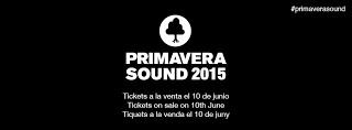 El Primavera Sound 2015 será del 28 al 30 de mayo