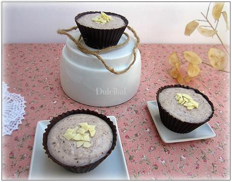 TULIPAS DE CHOCOLATE CON STRACCIATELLA