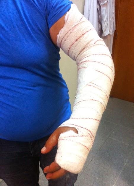 No saque el brazo por la ventanilla