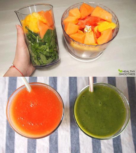 Today’s special: Twinsies {Red & Green Smoothie} Twinsies Ingredientes by Coco