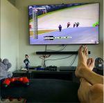 Aleix Espargaró analizando el GP de Mugello